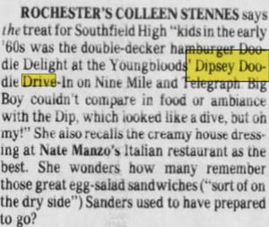 Dipsey Doodle - Aug 1987 Article